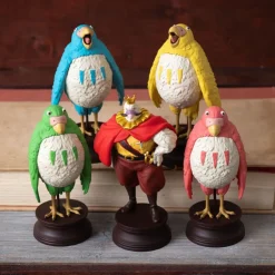 Hot Green Parakeet Figurine - The Boy and the Heron Figurines