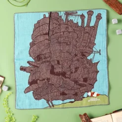 Hot Imabari Handkerchief Hauru’s Castle 40x40 cm - Howl's MovingCastle Outfits