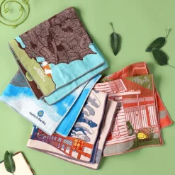 Hot Imabari Handkerchief Hauru’s Castle 40x40 cm - Howl's MovingCastle Outfits