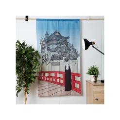 Best Japanese Curtain Aburaya & No Face - Spirited Away Wall Decoration