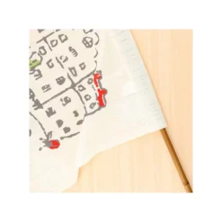 Clearance Japanese Curtain Jiji and his kids - Kiki's Delivery Service Wall Decoration