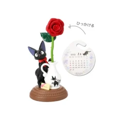Hot Jiji and rose calendar statue - Kiki's Delivery Service Statues