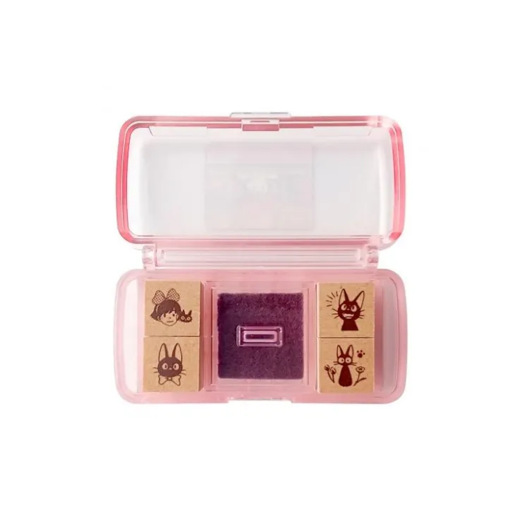 Clearance Kiki & Jiji Mini Stamp Set Purple - Kiki's Delivery Service Small Equipment