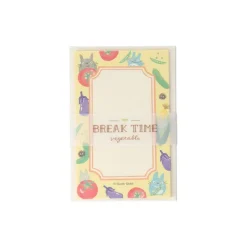 Outlet Letter set Break Time Vegetables - My Neighcor Tortoro Postcards And Letter Papers
