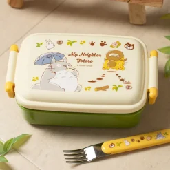 Clearance Lunch box 2 locks Totoro & Catbus - My Neighbor Totoro Kitchenware