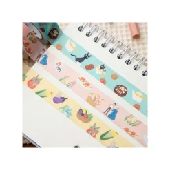 Outlet Masking Tape Break Time Flowers - Howl's Moving Castle Small Equipment