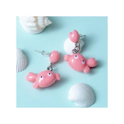 Clearance Mei crab Pierced Earrings - My Neighbor Totoro Jewellery