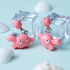Clearance Mei crab Pierced Earrings - My Neighbor Totoro Jewellery