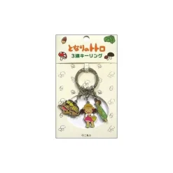 Metal Key Chain Catbus 3 characters - My Neighbor Totoro Keychains