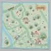 Discount Mini Towel Hiking map 25x25 cm - My Neighbor Totoro Household Linen