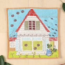Hot Mini Towel Totoro & Kusakabe House 25x25 cm - My Neighbor Totoro Household Linen