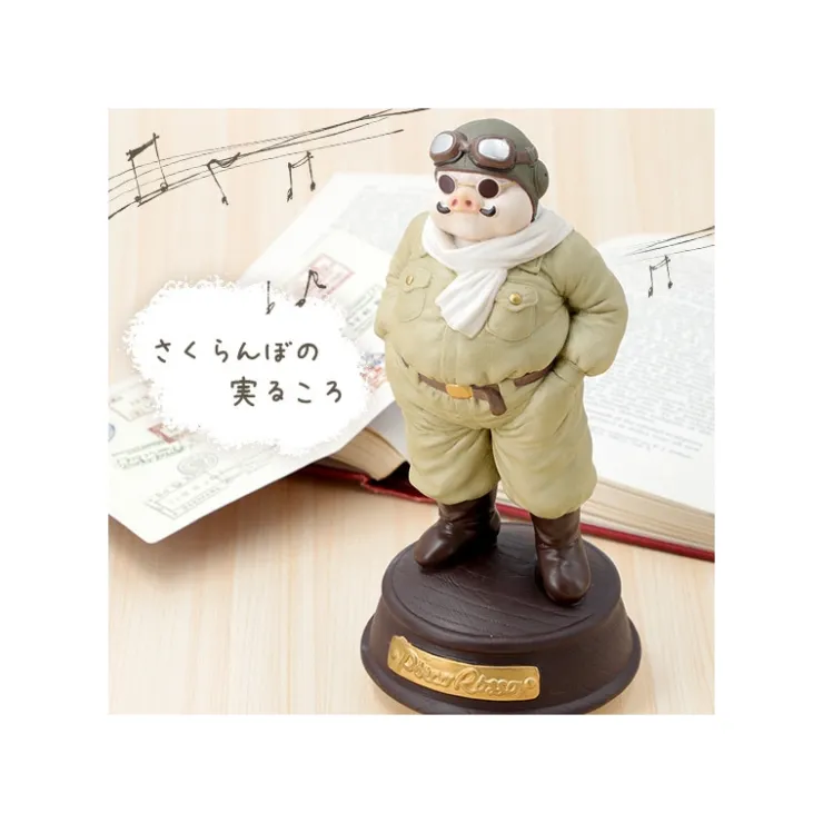 Sale Music Box Marco in flying suit - Porco Rosso Music Boxes