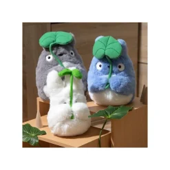 Sale Nakayoshi Plush Medium Totoro with leaf - My Neighbor Totoro Nakayoshi Plush