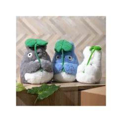 Sale Nakayoshi Plush Medium Totoro with leaf - My Neighbor Totoro Nakayoshi Plush