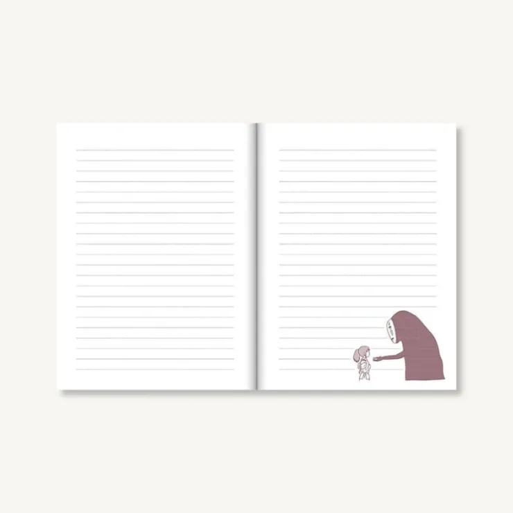 Sale No Face Plush Journal - Spirited Away Notebooks And Notepads
