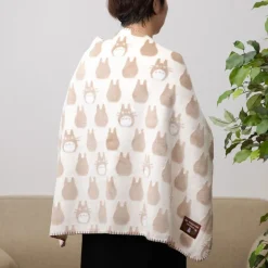 Opalised blanket Totoro silhouette 70x100 cm - My Neighbor Totoro Household Linen