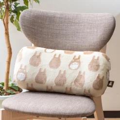 Clearance Opalised block cushion Totoro silhouette - My Neighbor Totoro Furniture