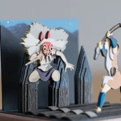 New Paper Craft San fighting - Princess Mononoke Arts And Crafts