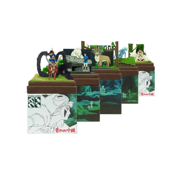 New Paper Craft San & Moro Wolf - Princess Mononoke Arts And Crafts