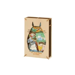 Outlet Paper Theater Wood Style Silhouette Big Totoro - My Neighbor Totoro Arts And Crafts