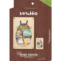 Outlet Paper Theater Wood Style Silhouette Big Totoro - My Neighbor Totoro Arts And Crafts