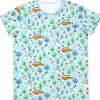 Best PATTERNED T-SHIRTS TOTORO FOREST LIGHT BLUE S(LADIES) - MY NEIGHBOR TOTORO Outfits