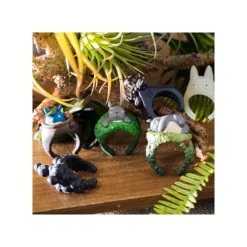 Hot Pose Collection Totoro Assortment of 6 Rings - My Neighbor Totoro Figurines