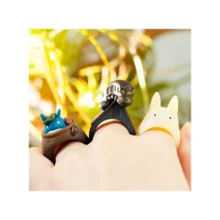 Hot Pose Collection Totoro Assortment of 6 Rings - My Neighbor Totoro Figurines