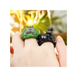 Hot Pose Collection Totoro Assortment of 6 Rings - My Neighbor Totoro Figurines