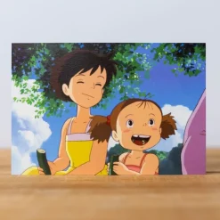 Hot Postcard Satsuki & Mei Snack - My Neighbor Totoro Postcards And Letter Papers