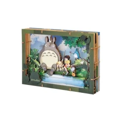 Hot Premium Paper Theater Totoro Fishiing - My Neighbor Totoro Arts And Crafts