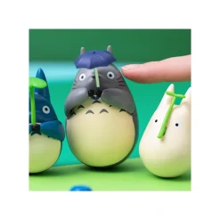 New Round Bottomed Figurine Middle Totoro with leaf - My Neighbor Totoro Toys