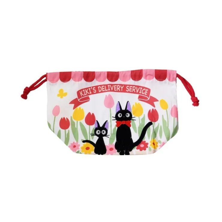 Satchel with ring Jiji & kitten 17 x 26 cm - Kiki's Delivery Service Bags