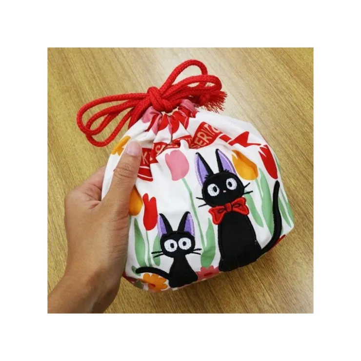 Satchel with ring Jiji & kitten 17 x 26 cm - Kiki's Delivery Service Bags