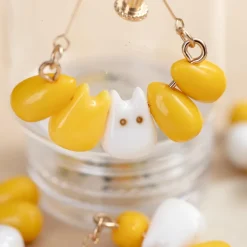 Outlet Small Totoro & Corn Clipped Earrings - My Neighbor Totoro Jewellery