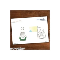 Small Totoro & Ink bottle Wood stamp - My Neighbor Totoro Small Equipment