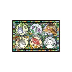 Sale Stained glass Puzzle 1000P All seasons - My Neighbor Totoro Jigsaw Puzzle