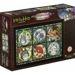 Stained glass Puzzle 208P All seasons - My Neighbor Totoro Jigsaw Puzzle
