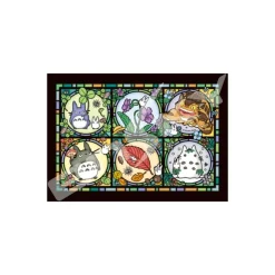 Stained glass Puzzle 208P All seasons - My Neighbor Totoro Jigsaw Puzzle