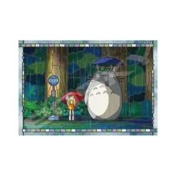Sale Stained glass Puzzle 300P Bus Stop - My Neighbor Totoro Jigsaw Puzzle