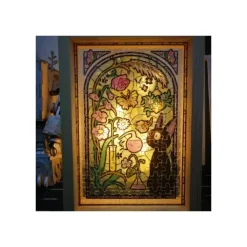 Stained glass Puzzle 208P Characters gallery - Porco Rosso Jigsaw Puzzle