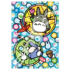 Outlet Stained glass Puzzle 208P Totoro's happiness - My Neighbor Totoro Jigsaw Puzzle