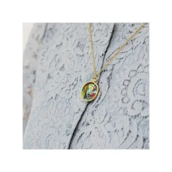 Clearance STAINED GLASS SERIES - PENDANT LOUISE & BARON-WHISPER OF THE HEART Jewellery