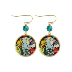 Best Stained Glass Series - Pierced Earrings - Whisper of the Heart Jewellery
