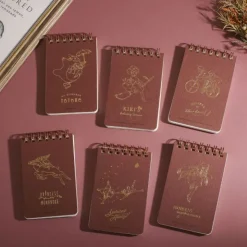 Outlet Stamped ring notebook 11,5×7,2cm Kiki on her broom - Kiki's Delivery Notebooks And Notepads