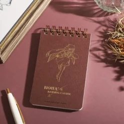 Outlet Stamped ring notebook 11,5×7,2cm Sophie & Hauru - Howl's Moving Castl Notebooks And Notepads