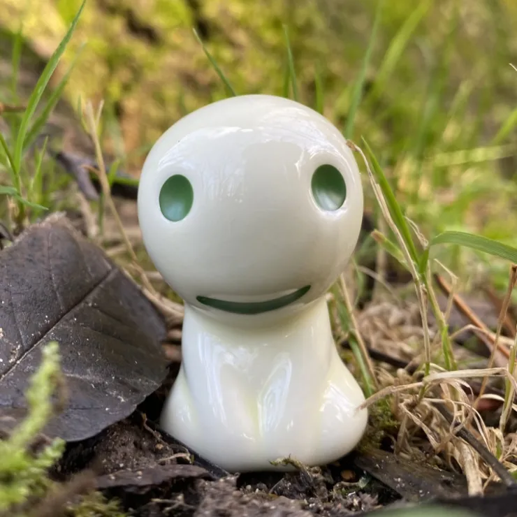 Statue Kodama A & 1 Blind Power Stone - Princess Mononoke Statues