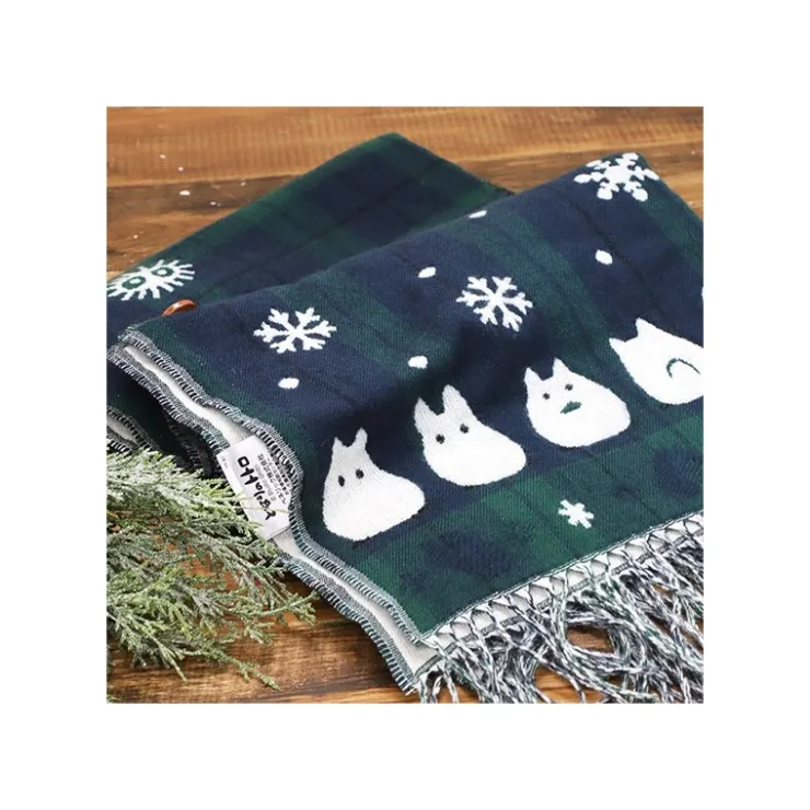 Sale Stole With Button Totoro Check Pattern - My Neighbor Tororo Outfits