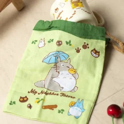 New String pouch Totoro & Catbus - My Neighbor Totoro Bags