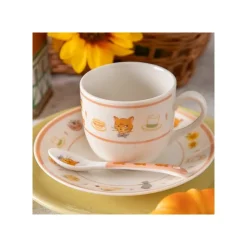 Hot Tea time & Cat Plate - The Cat Returns Kitchenware